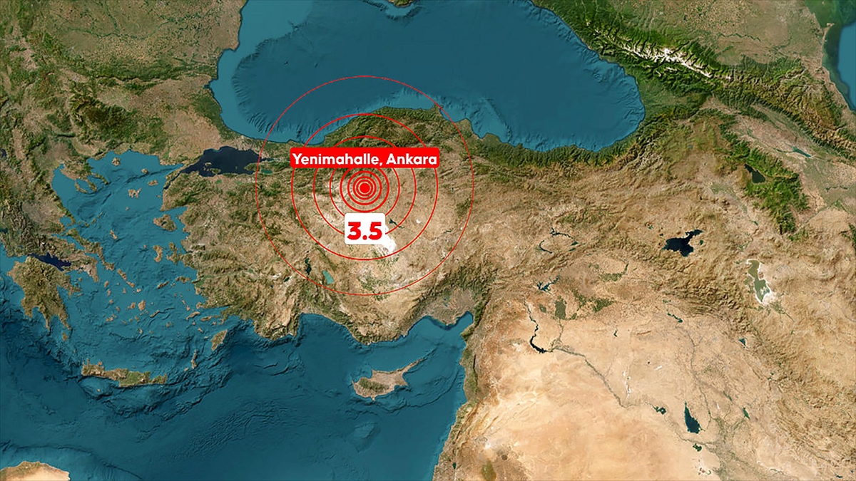 Ankara’da 3,5 Büyüklüğünde Deprem Haberi