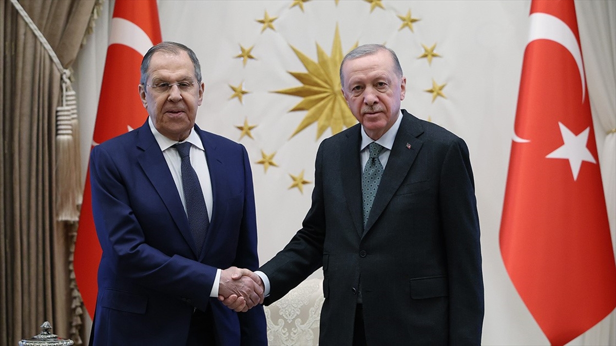 Cumhurbaşkanı Erdoğan, Rusya Dışişleri Bakanı Lavrov’u Kabul Etti Haberi