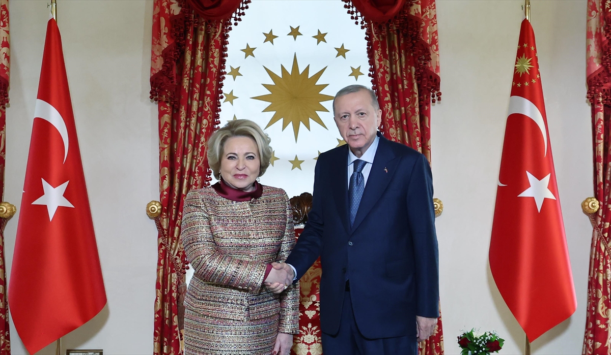 Cumhurbaşkanı Erdoğan, Rusya Federasyon Konseyi Başkanı Matviyenko’yu Kabul Etti Haberi