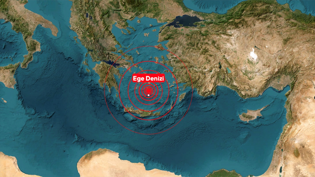 Ege Denizi’nde 4,5 Büyüklüğünde Deprem Haberi