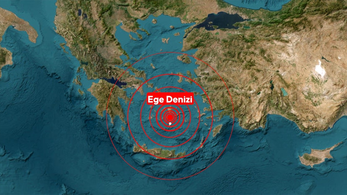 Ege Denizi’nde 5,2 Büyüklüğünde Deprem Haberi