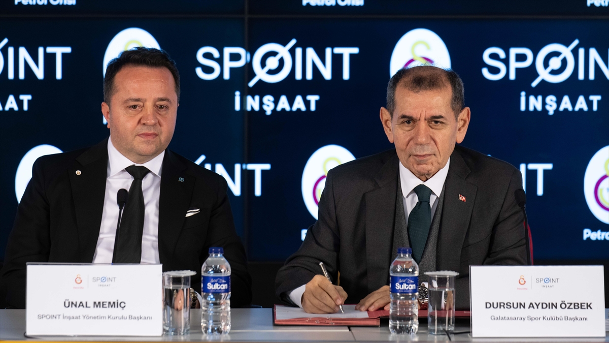 Galatasaray Kulübü Ile Spoint İnşaat Arasında Sponsorluk Anlaşması Imzalandı Haberi