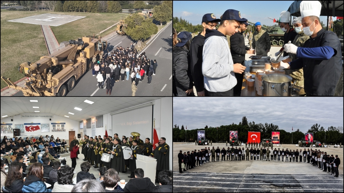 Mehmetçik, Ülkenin Dört Bir Yanından Gelen Öğrencileri Birliklerde Ağırladı Haberi