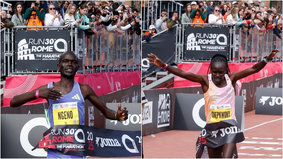 30. Uluslararası Roma Maratonu’nu Kenyalı Atletler Kazandı Haberi