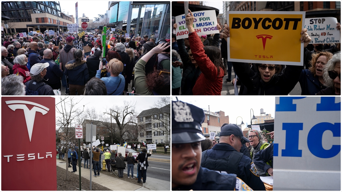 Abd’de Tesla Bayileri Önündeki Musk’ı Protesto Amaçlı Gösteriler Sürüyor Haberi