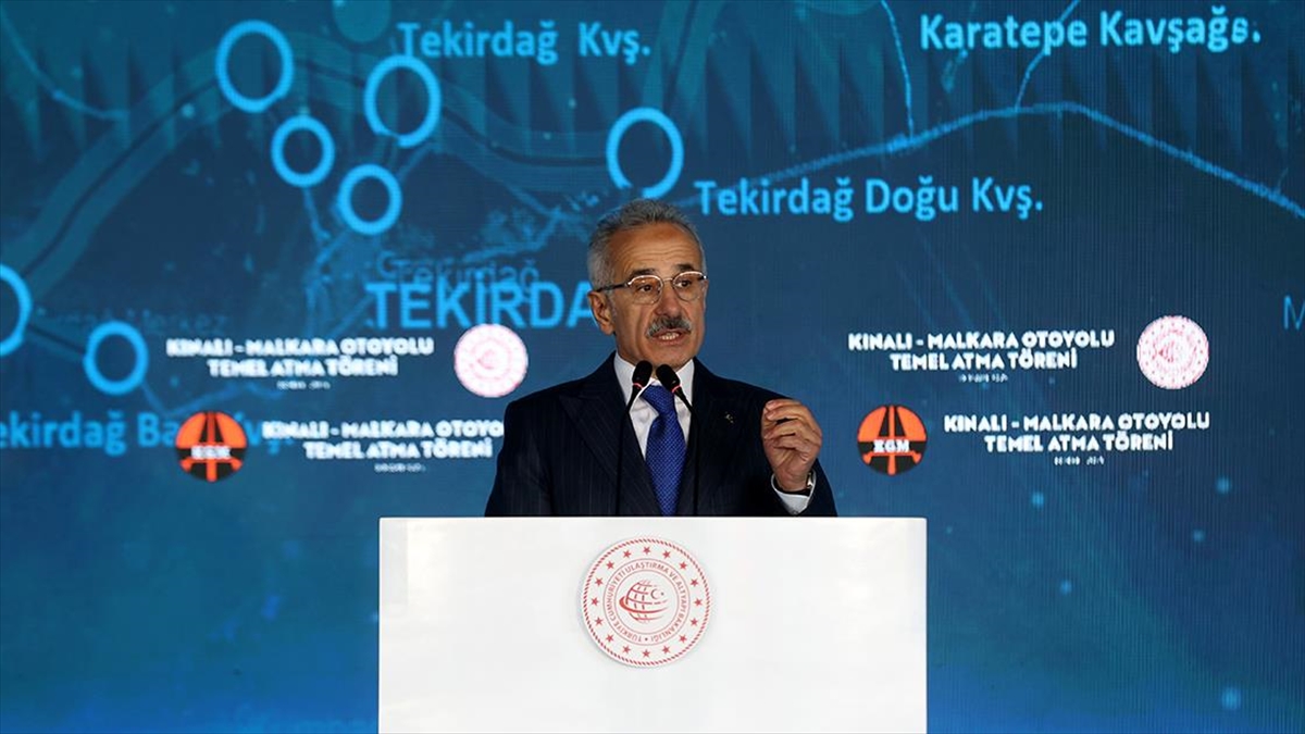 Bakan Uraloğlu: Kınalı-Malkara Otoyolu’nun Tamamlanmasıyla Marmara Otoyol Ringinin Kuzey Cephesi Birleşmiş Olacak Haberi