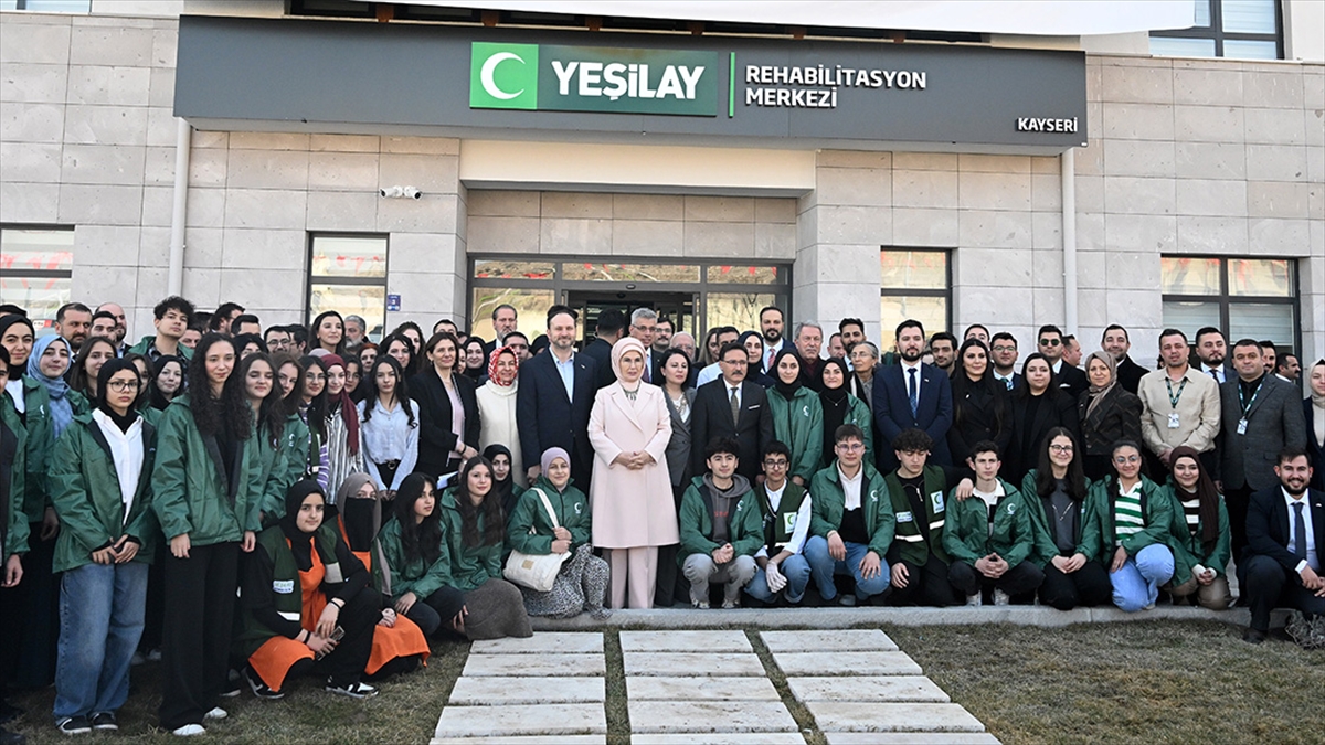 Emine Erdoğan, Kayseri Yeşilay Rehabilitasyon Merkezi’nin Açılışına Ilişkin Video Paylaştı Haberi