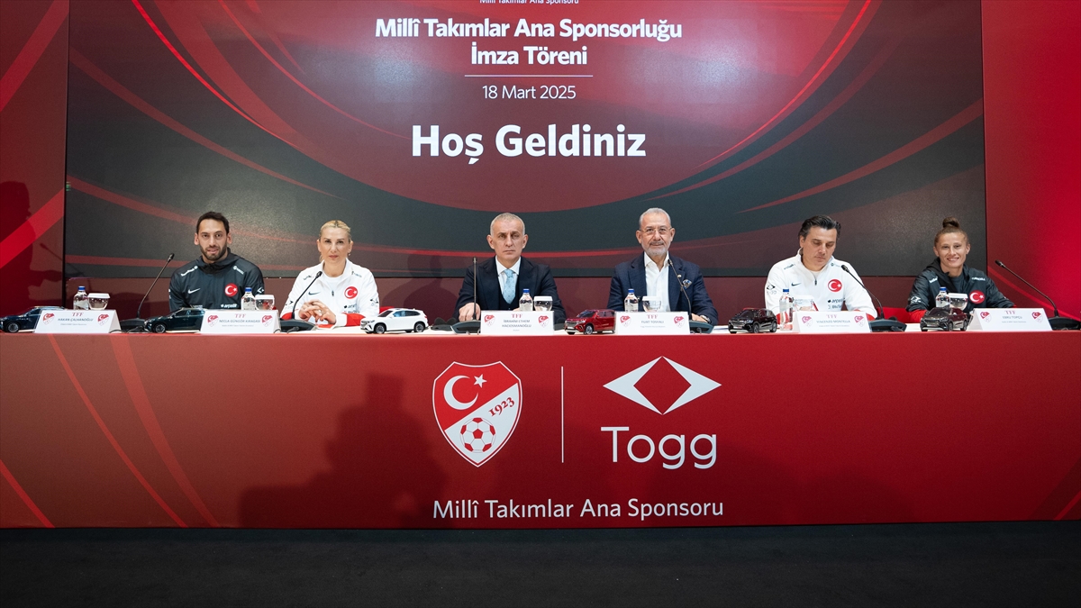 Tff Ile Togg Arasında Milli Takımlar Ana Sponsorluğu Anlaşması Imzalandı Haberi